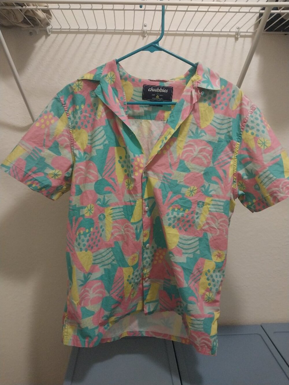 Chubbies Mens Medium button down